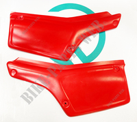 Side covers set Honda XR200R 1981 and 82  Tahitian Red color